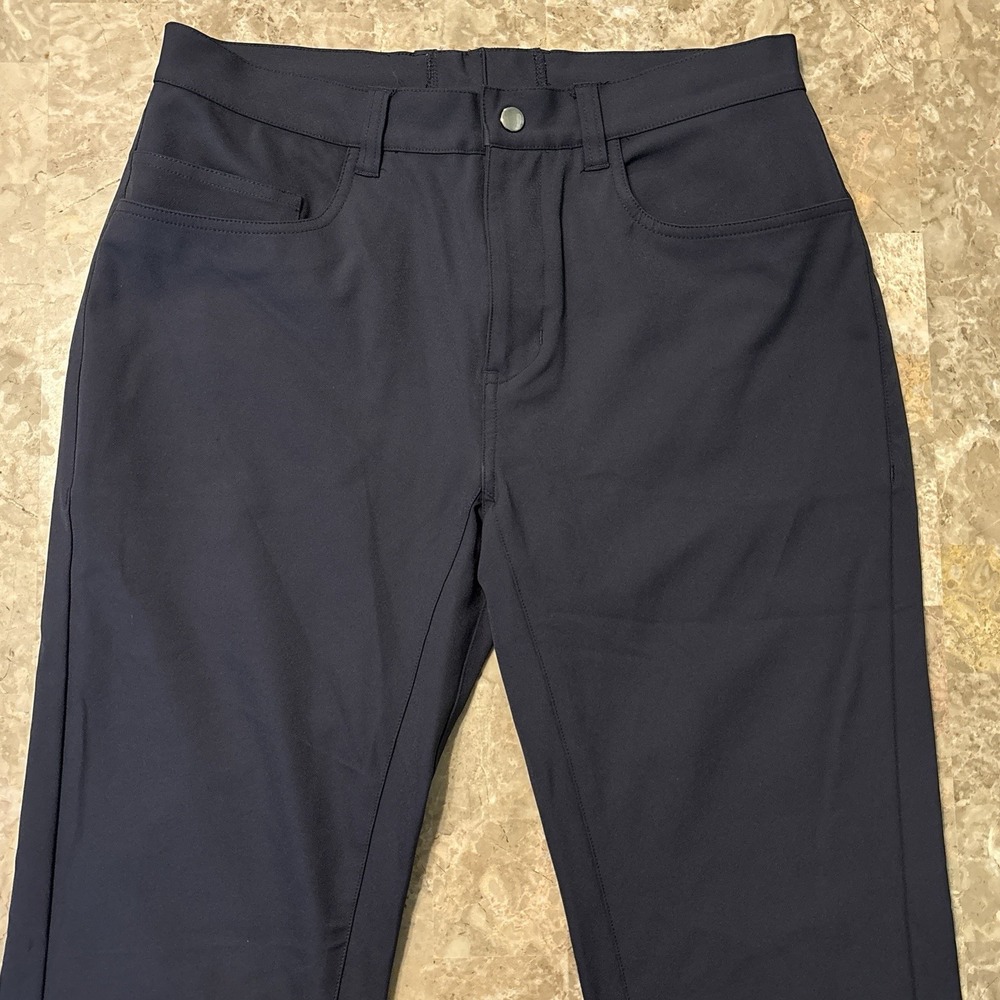 State And Liberty Pants Mens 31x29 Blue Stretch Chino Performance Golf Office